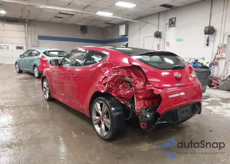 2012 Hyundai Veloster Base W/Gray из США, поврежденный, VIN KMHTC6AD8CU051571